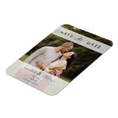 透明カット紙エフェクトフォトスクリプ結婚ト マグネット (左側)