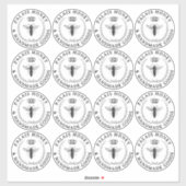 透明クイーンビーアピールプロダクトロゴハニー シール (シート)