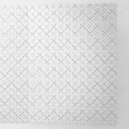 透明グリッドPNG | 編集可能なテクスチャオーバーレイ 三つ折り招待状 (内部最後)