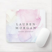 透明シルクエレガントモノグラム マウスパッド (マウス)