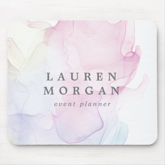 透明シルクエレガントモノグラム マウスパッド (正面)