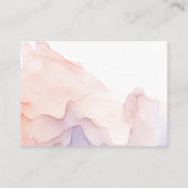 透明シルクモダンの赤ちゃん エンクロージャーカード (裏面)