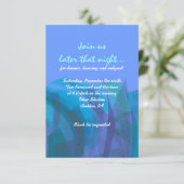 透明スターこうもりバーミッツヴァレセプションカード エンクロージャーカード (スタンド正面)