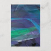 透明スターこうもりバーミッツヴァレセプションカード エンクロージャーカード (裏面)