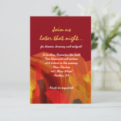 透明スターこうもりバー(ユダヤ教の)バル・ミツバーパーティーカード 招待状 (スタンド正面)