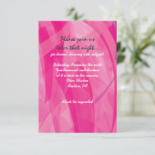 透明スターバルミツワー披露宴カード 招待状 (スタンド正面)