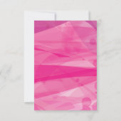 透明スターバルミツワー披露宴カード 招待状 (裏面)