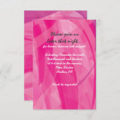 透明スターバルミツワー披露宴カード 招待状 (正面/裏面)