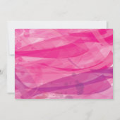 透明スターピンクバルミツワー招待状 招待状 (裏面)