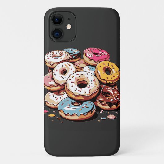 透明ドーナツのシール Case-Mate iPhoneケース (裏面)