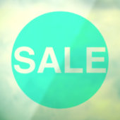 透明ネオングリーン販売サイン窓ステッカー ウィンドウサイン (シート3)