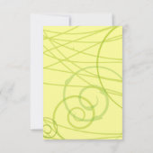 透明バラバルミツワー披露宴パーティーカード 招待状 (裏面)