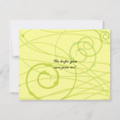 透明バラバルミツワー返信カード 招待状 (裏面)