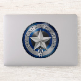 透明ビニールカスタムカット「ブルーをバック」 シール