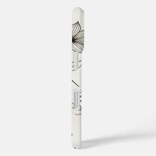 透明フローラエレガンス Case-Mate iPhoneケース (裏面 / 右)