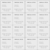 透明ミニマルろうそくラベル シール (正面)