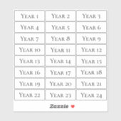 透明モダンな個別カスタム文字ラベル シール (シート)