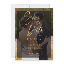 透明モダンオーバーレイ写真の日付を保存In