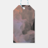 透明モダン絹結婚様 ギフトタグ (裏面)