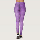 透明ライトパープルシルクエフェクト レギンス (裏面)