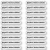 透明リップグロス チューブラベル シール (正面)