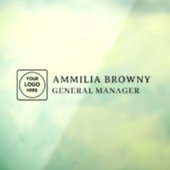 透明ロゴ | ガラスドア ビジネス ブランディング ウィンドウサイン (シート3)