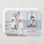 透明感のある休日の写真カード シーズンカード (正面/裏面)