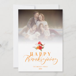 透明感謝祭の家族の写真