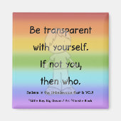 透明磁石である マグネット (正面)