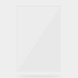 透明空白の20インチx 30インチ結婚の標準 アクリルサイン