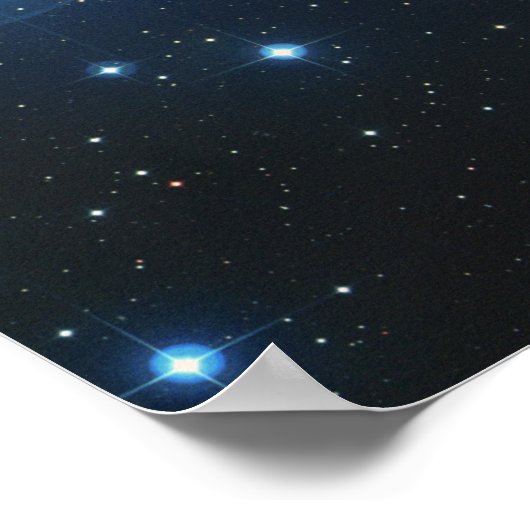 透明《星座》乙女座 ポスター (角)