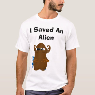 透明、私はエイリアンを救いました Tシャツ