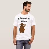 透明、私はエイリアンを救いました Tシャツ (正面フル)