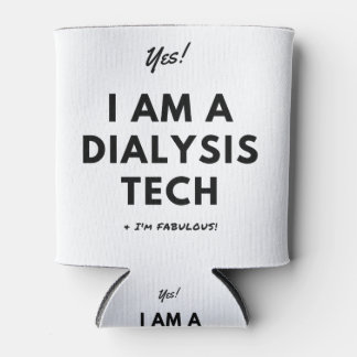 透析おもしろい技術ナース白黒 缶クーラー