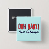 透析のユーモアのギフト及びTシャツ 缶バッジ (正面&裏面)