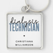透析カスタム技師 |ネフローロジー技術ギフト キーホルダー (正面)