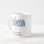 透析カスタム技師 |ネフローロジー技術ギフト コーヒーマグカップ (正面左)