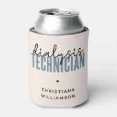 透析カスタム技師 |ネフローロジー技術ギフト 缶クーラー (缶正面)