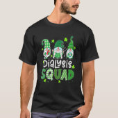 透析スクワッドノミーズSt patricks dayナースステス Tシャツ (正面)
