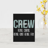 透析テクニックナーシング 腎臓チーム 腎ケアリング カード (黄色い花)