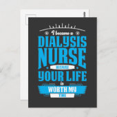 透析ナースのヒーロ腎臓病看護 ポストカード (正面/裏面)