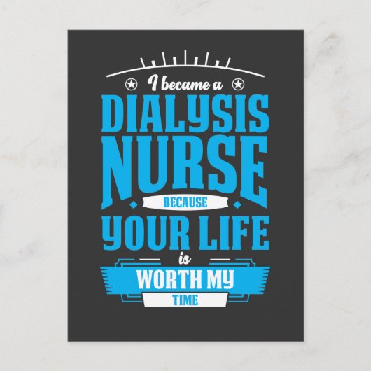 透析ナースのヒーロ腎臓病看護 ポストカード (正面)