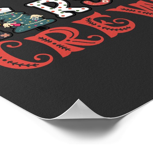 透析ナースクルーのクリスマスポスター ポスター (角)