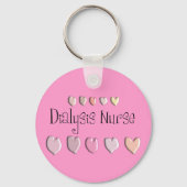 透析ナースハートデザインギフト キーホルダー (正面)