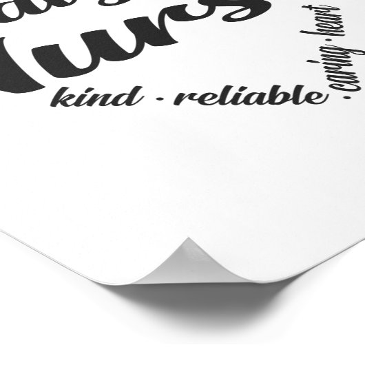 透析ナースハートワードクラウド ポスター (角)