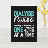 透析ナース技術者腎臓学透析技術 カード (黄色い花)