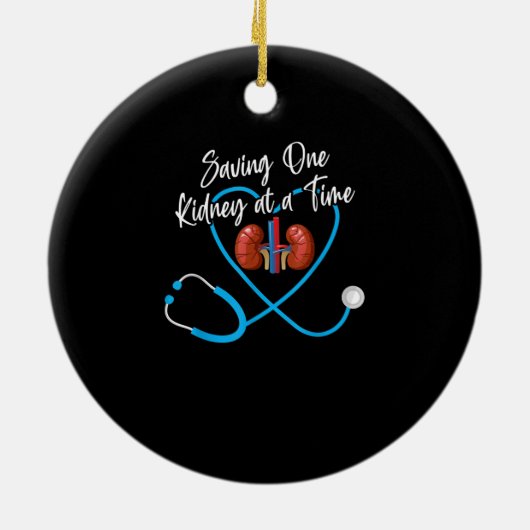 透析ナース腎臓病不全N セラミックオーナメント (裏面)