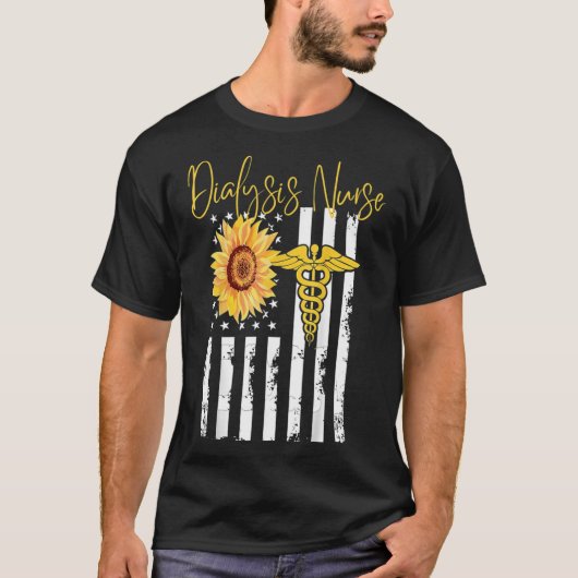 透析ナース腎臓病看護4 Tシャツ (正面)