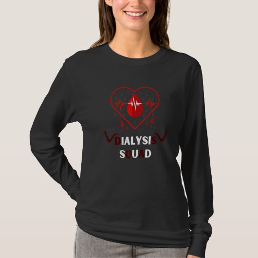 透析ナース腎臓病看護 Tシャツ (正面)