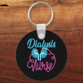 透析ナース腎臓看護チーム透析Te キーホルダー (正面)